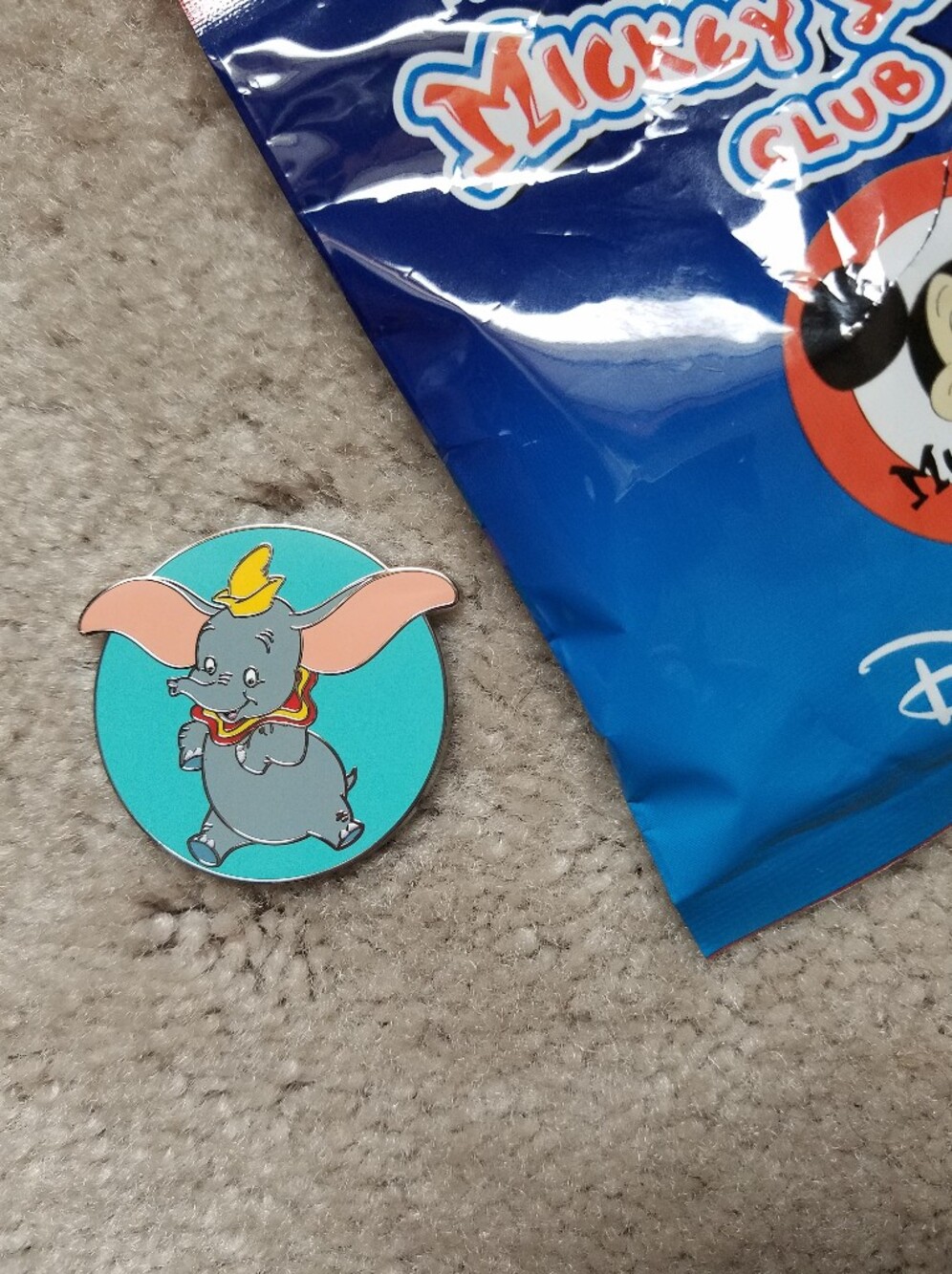 Disney Parks Dumbo Mickey Mouse Clubhouse Mystery Enamel Pin